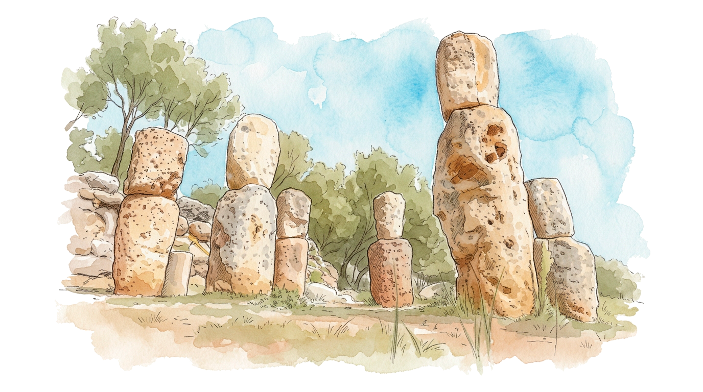 Santuari de Son Corró - Acuarela